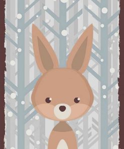 Bertek Dijital Retro Hayvan Tablo