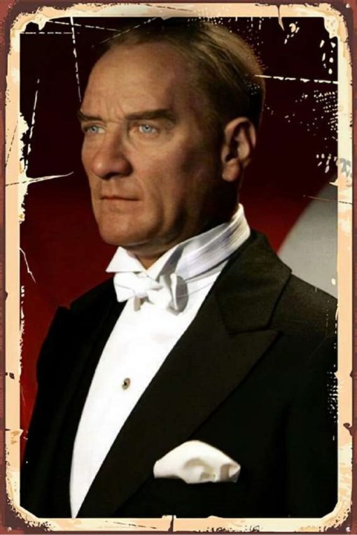 Bertek Dijital Retro Atatürk Tablo