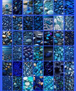 MAVİ TAŞLAR KOLEKSİYONU 10 x 15 cm Fotoğraf Kağıdı 42 ADET