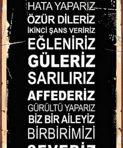 Bertek Dijital Retro Sözler 23 Tablo