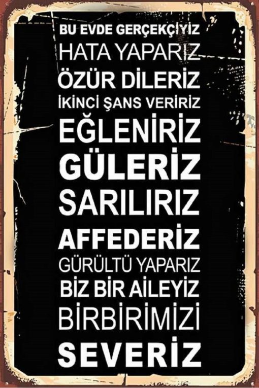 Bertek Dijital Retro Sözler 23 Tablo