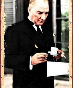 Bertek Dijital Retro Atatürk Tablo