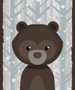 Bertek Dijital Retro Hayvan Tablo