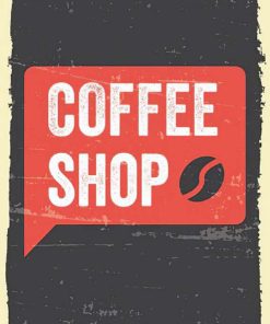 Bertek Dijital Retro Kahve Tablo