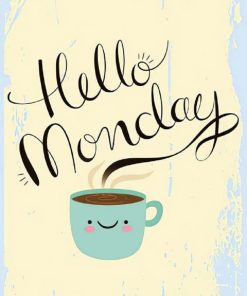 Bertek Dijital Retro Kahve Tablo