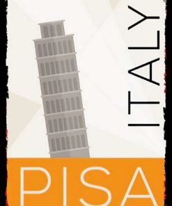 Bertek Dijital Retro Pisa Kulesi Tablo