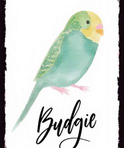 Bertek Dijital Retro Muhabbet Kuşu Tablo