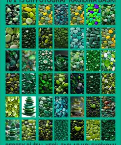 YEŞİL TAŞLAR KOLEKSİYONU 10 x 15 cm Fotoğraf Kağıdı 42 ADET