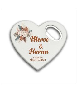 Bertek Dijital 10 Adet Düğün Nişan Nikah Kalp Magnet Açacak 028-10
