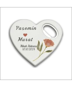 Bertek Dijital 10 Adet Düğün Nişan Nikah Kalp Magnet Açacak 021-10