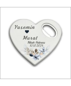 Bertek Dijital 10 Adet Düğün Nişan Nikah Kalp Magnet Açacak 017-10