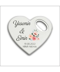 Bertek Dijital 10 Adet Düğün Nişan Nikah Kalp Magnet Açacak 08-10