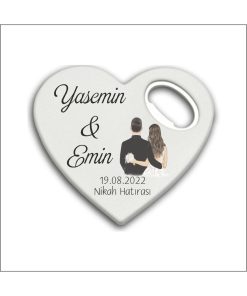 Bertek Dijital 10 Adet Düğün Nişan Nikah Kalp Magnet Açacak 07-10