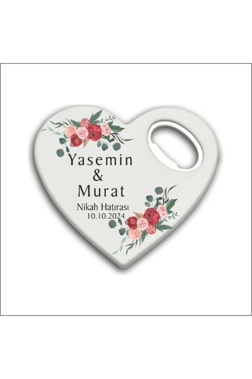 Bertek Dijital 10 Adet Bebek Düğün Nişan Söz Nikah Mevlüd Hediyesi - Hediyelik Magnet Açacak