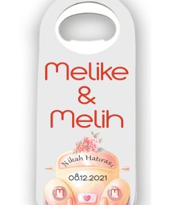 Bertek Dijital 10 Adet Bebek Düğün Nişan Söz Nikah Mevlüd Hediyesi - Hediyelik Magnet Açacak