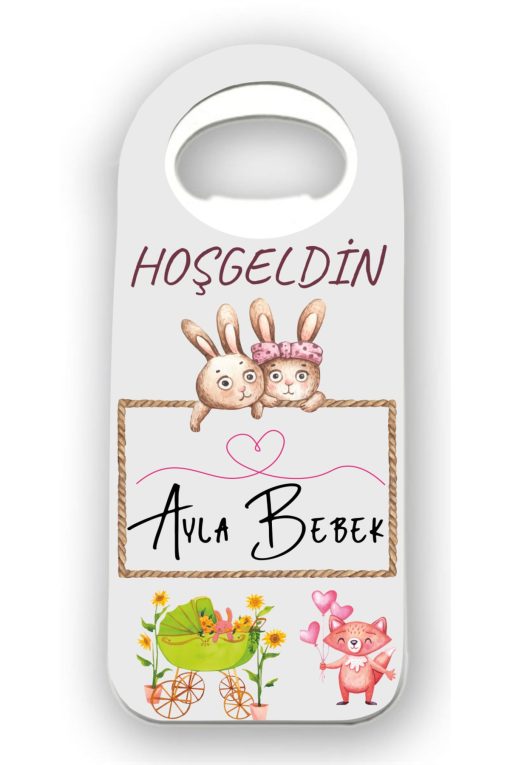 10 Adet Bebek Düğün Nişan Söz Nikah Mevlüd Hediyesi - Hediyelik Magnet Açacak
