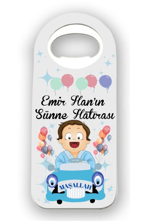 Bertek Dijital 10 Adet Bebek Düğün Nişan Söz Nikah Mevlüd Hediyesi - Hediyelik Magnet Açacak