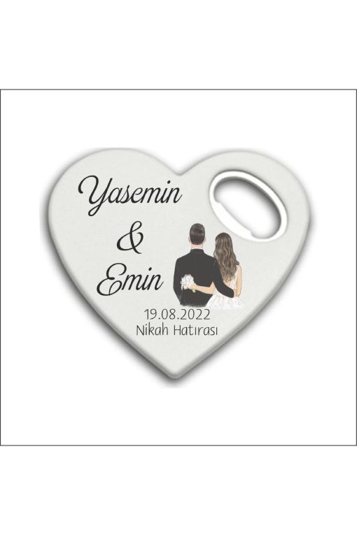 Bertek Dijital 10 Adet Bebek Düğün Nişan Söz Nikah Mevlüd Hediyesi - Hediyelik Magnet Açacak