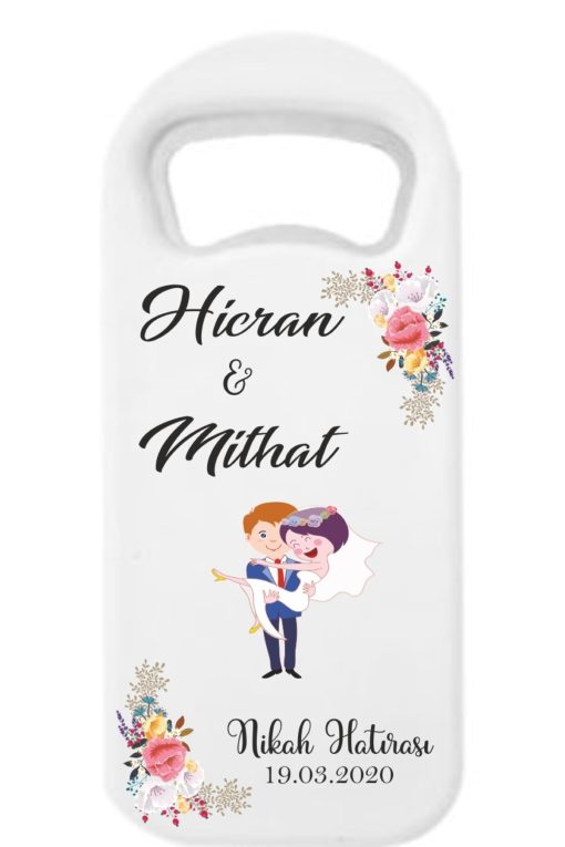 Bertek Dijital 10 Adet Bebek Düğün Nişan Söz Nikah Mevlüd Hediyesi - Hediyelik Magnet Açacak