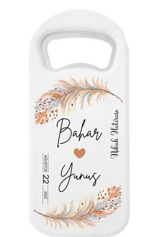 10 Adet Düğün Nişan Söz Nikah Mevlüd Hediyesi - Hediyelik Magnet Açacak