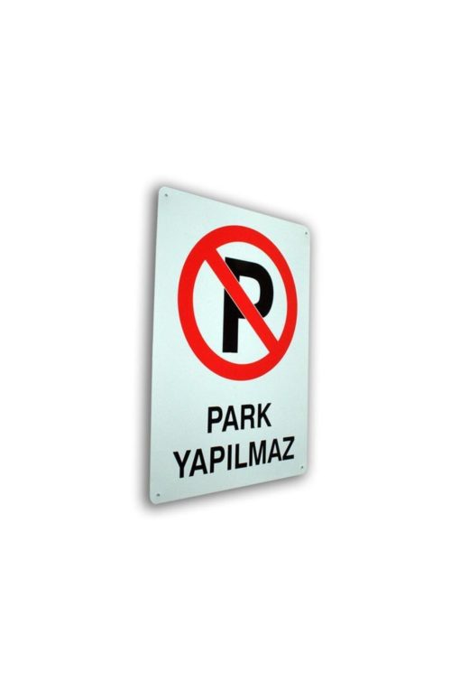 Metal Levha Garaj Kapısı Park Yapılmaz 20 X 30cm