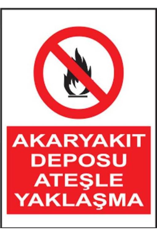 Akaryakıt Deposu Ateşle Yaklaşma 20x30 cm 3 mm Dekota