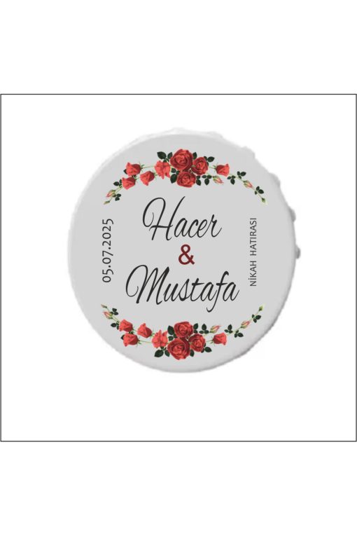Bertek Dijital 10 Adet Düğün Nişan Nikah Kapak Magnet Açacak Kp04-10