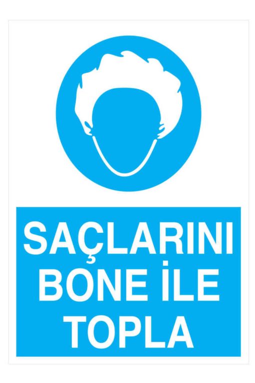 Saçlarını Bone İle Topla İş Güvenliği 20X30 CM