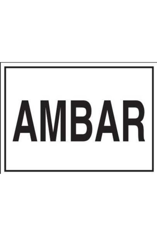 Ambar İş Güvenliği 20x30 CM