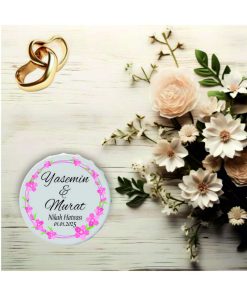 Bertek Dijital 10 Adet Düğün Nişan Nikah Kapak Magnet Açacak 01-100