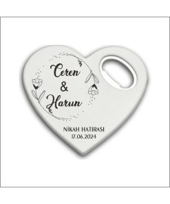 Bertek Dijital 10 Adet Düğün Nişan Nikah Kalp Magnet Açacak 022-10