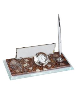 Kristal Cam Kalemli Kişiye Özel Masa İsimliği KMI465