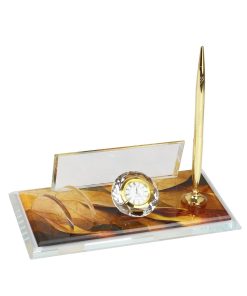 Kristal Cam Kalemli Kişiye Özel Masa İsimliği KMI463