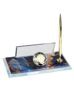 Kristal Cam Kalemli Kişiye Özel Masa İsimliği KMI461