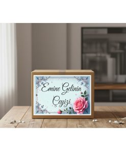 İsimli Çeyiz Etiketi - Kendinden Yapışkanlı - A4 Ebat (29 X 21 Cm) - 10 Adet