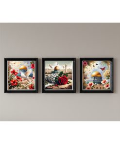 Çerçeveli Pleksi Camlı Mescidi Aksa (Beytülmakdis) Temalı Tablo 20 x 20 cm