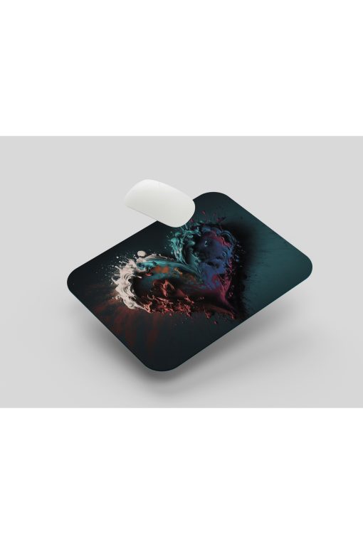 3d Kalp Mouse Pad, Diktörgen Mousepad, Mause Pad Ofis Mausepad