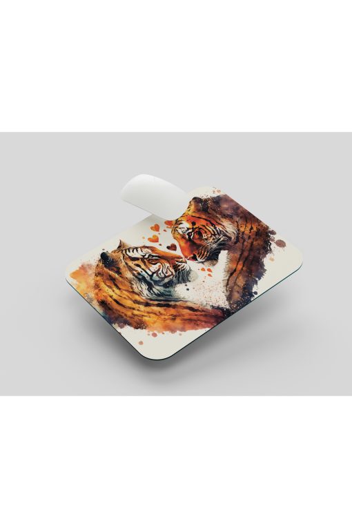 3D Aslan Çift Mouse Pad, Diktörgen Mousepad, Mause Pad Ofis Mausepad
