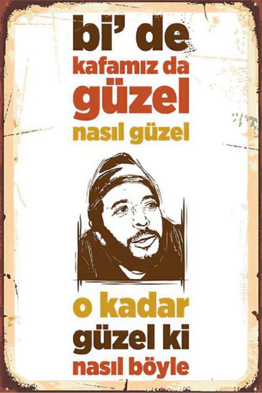 Bertek Dijital Retro Sözler 9 Tablo