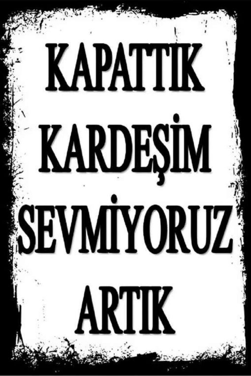 Bertek Dijital Retro Sözler 7 Tablo