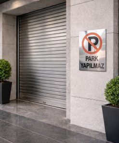 Metal Levha Garaj Kapısı Park Yapılmaz 20 X 30cm