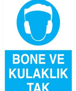 Bone Ve Kulaklık Tak İş Güvenliği 20x30 CM 3 mm Dekota