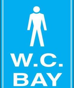 Bay Erkek WC İş Güvenliği BU ÜRÜN LAMİNASYON PVC DİR 20x30 CM