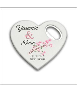 Düğün Nişan Nikah Kalp Magnet Açacak 037