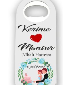 Bebek Düğün Nişan Söz Nikah Mevlüd Hediyesi - Hediyelik Magnet Açacak 031