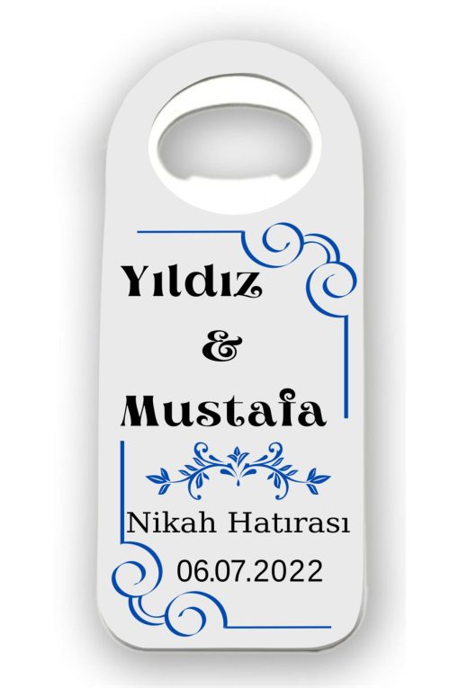 Bertek Dijital 10 Adet Bebek Düğün Nişan Söz Nikah Mevlüd Hediyesi - Hediyelik Magnet Açacak