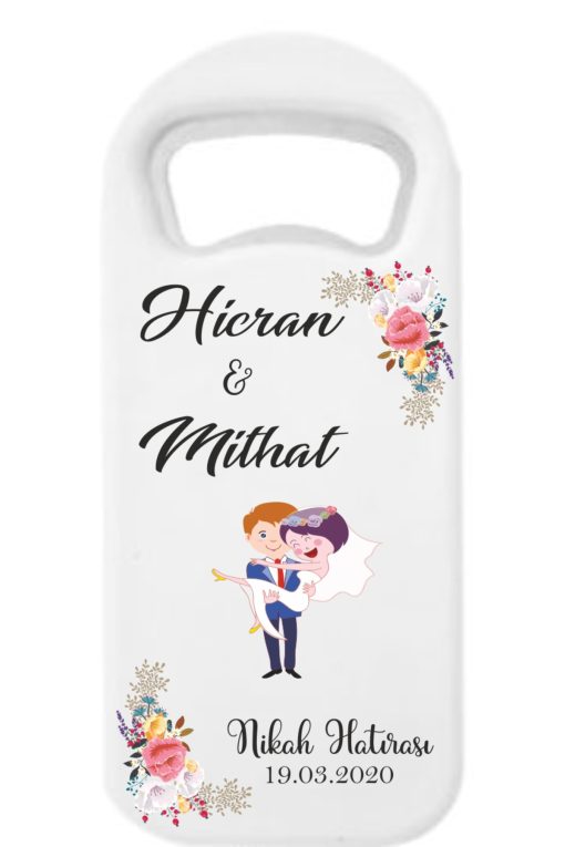 10 Adet Düğün Nişan Söz Nikah Mevlüd Hediyesi - Hediyelik Magnet Açacak