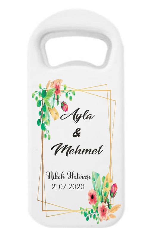 10 Adet Düğün Nişan Söz Nikah Mevlüd Hediyesi - Hediyelik Magnet Açacak