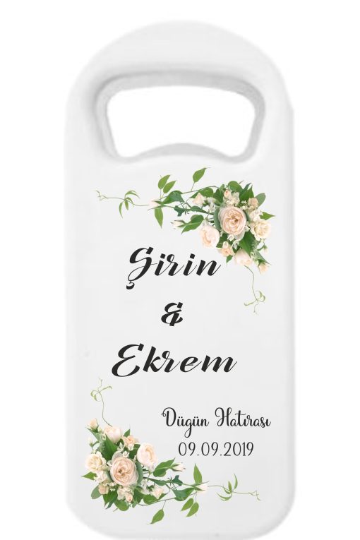10 Adet Düğün Nişan Söz Nikah Mevlüd Hediyesi - Hediyelik Magnet Açacak