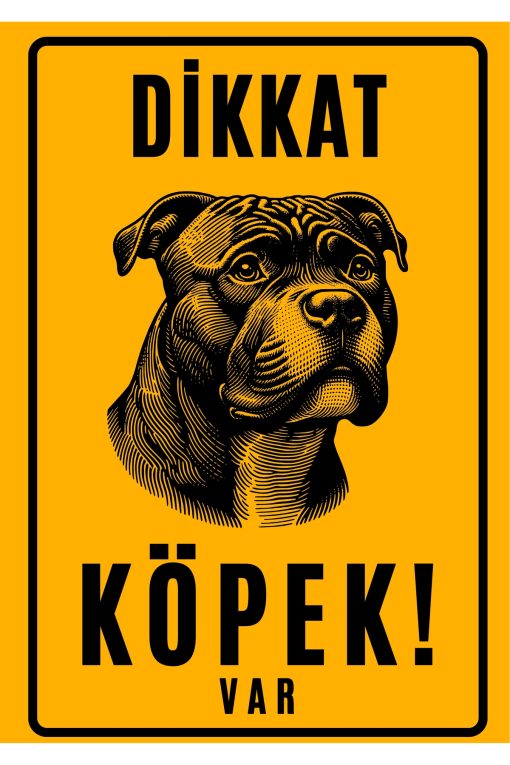 Dekota Dikkat Köpek Var 20 cm x 30 cm 3 mm Dekota